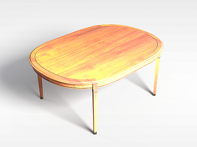 木质桌子模型3d模型