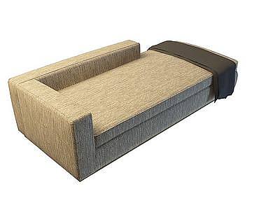 现代沙发床模型3d模型
