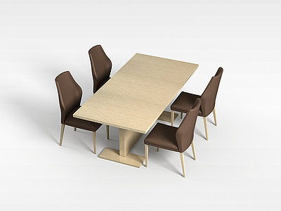 3d<font class='myIsRed'>餐厅桌椅</font>模型