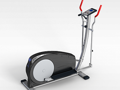 健身房跑步机模型3d模型