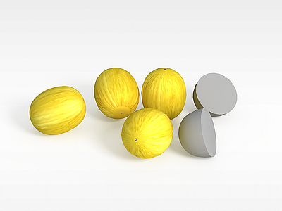 3d水果模型