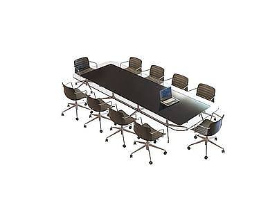 3d会议桌椅免费模型