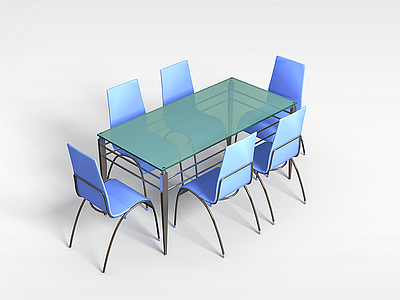 家居餐桌椅模型3d模型