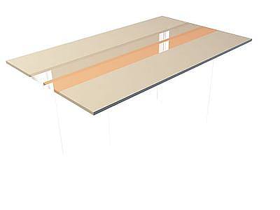 3d玻璃台面桌免费模型