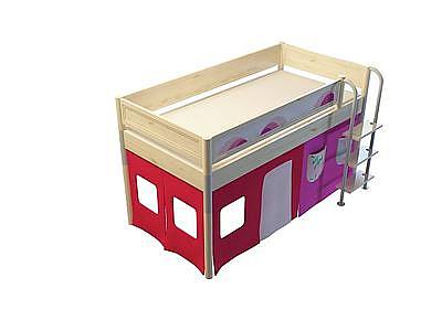 3d帐篷儿童床免费模型