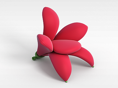 花朵沙发模型3d模型