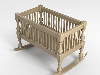 婴儿床模型3d模型