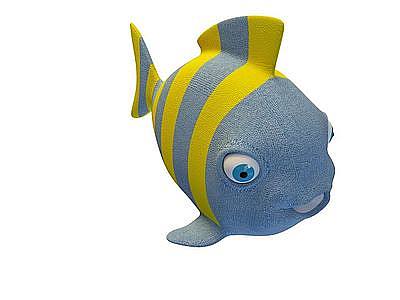 3d海鱼形抱枕免费模型