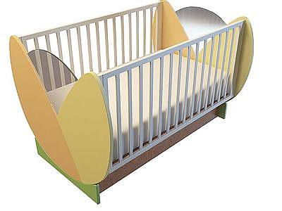 3d婴儿床免费模型