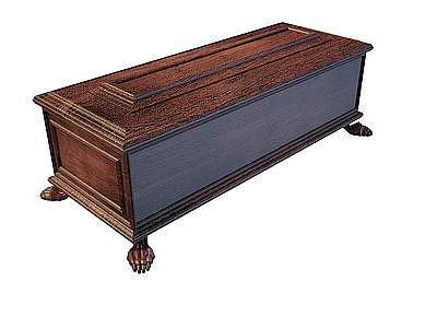 古典实木柜模型3d模型