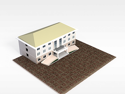 3d政府办公楼模型