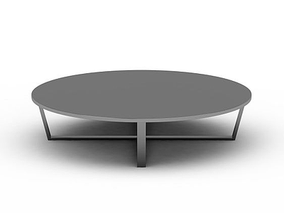 3d现代主义大圆桌模型