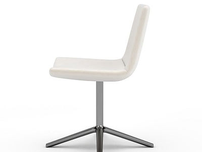 3d白色单人椅免费模型