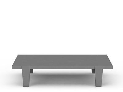 日式矮桌模型3d模型