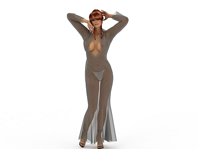 妖娆女人模型3d模型
