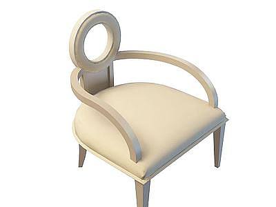 欧式客厅椅模型3d模型