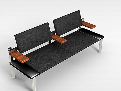 休闲长椅模型3d模型