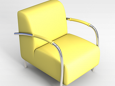3d舒适沙发椅模型