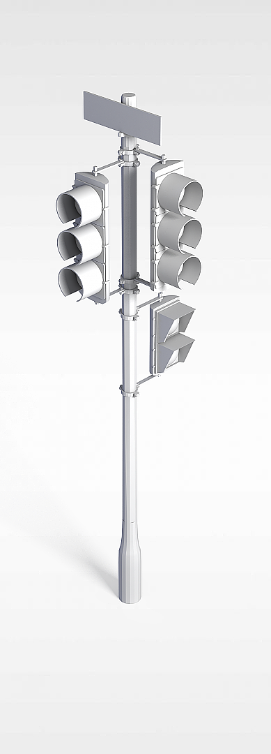 3d交通信号灯模型
