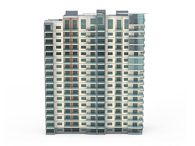 3d现代建筑模型