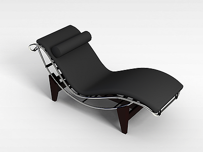 3d高档躺椅模型