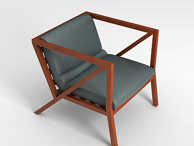 3d中式创意沙发椅模型