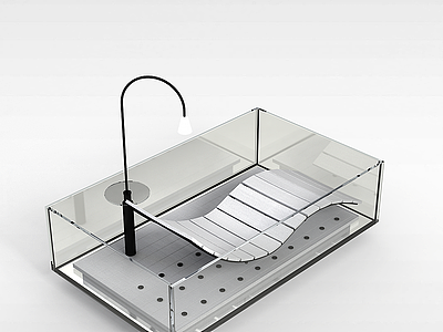 浴缸躺椅模型3d模型