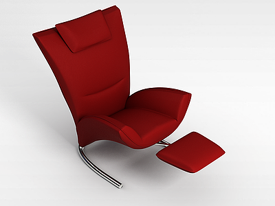 3d沙发式躺椅模型