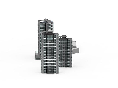 现代建筑大厦模型3d模型