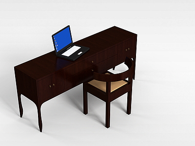 古典复古桌椅模型3d模型