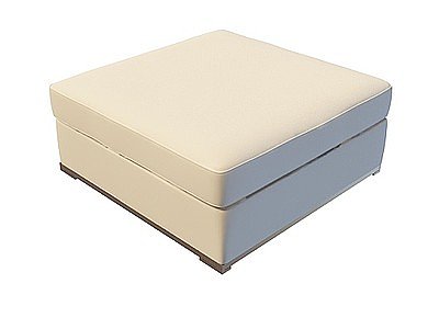 白面软包装凳模型3d模型