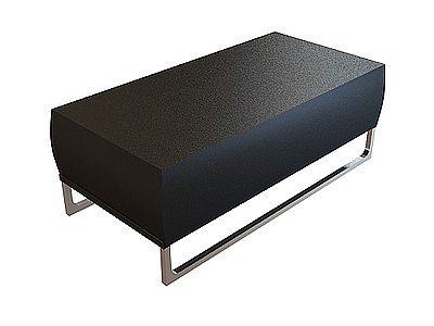 长方块沙发凳模型3d模型