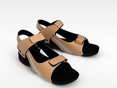 凉鞋模型3d模型