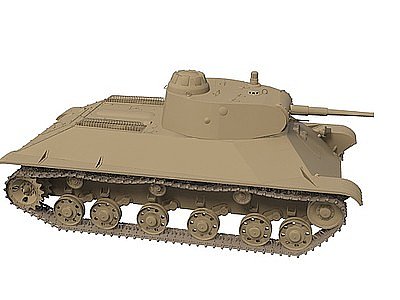 美国T14重型坦克模型3d模型