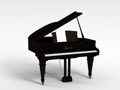 演奏钢琴模型3d模型