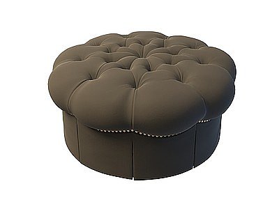 花型沙发凳模型3d模型