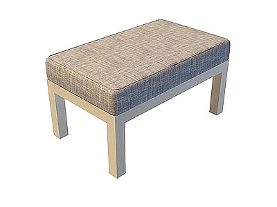 布艺小凳模型3d模型