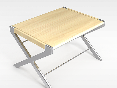 简易折叠凳模型3d模型