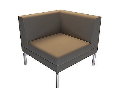 3d布艺单人沙发免费模型