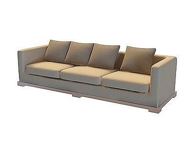 现代布艺沙发模型3d模型
