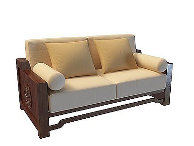 古典中式沙发模型3d模型