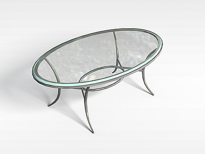 玻璃台面桌模型3d模型