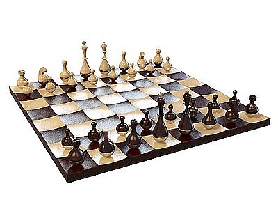 欧式国际象棋模型3d模型