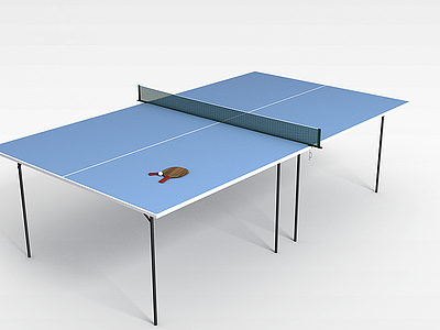 3d乒乓球台模型