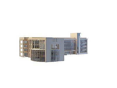 3d办公楼免费模型