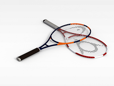 网球拍模型3d模型