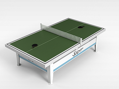 乒乓球台模型3d模型