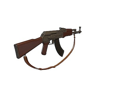 AK-74突击步枪模型3d模型
