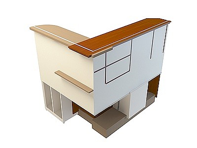 厨房豪华橱柜模型3d模型