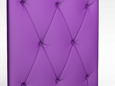 3d紫色包皮隔断模型